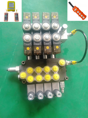General Purpose Multiway Hydraulic Directional Valve With Wireless Remote Control