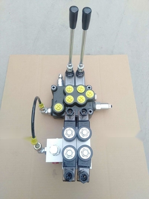 Manual Electric Two Controls  Hydraulic 2 Way Valve Two Way Directional Valve