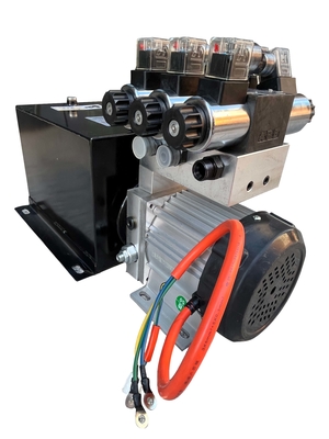 110v Car Lift Hydraulic Power Unit 0.75-25Quart Fuel Tank Customizable