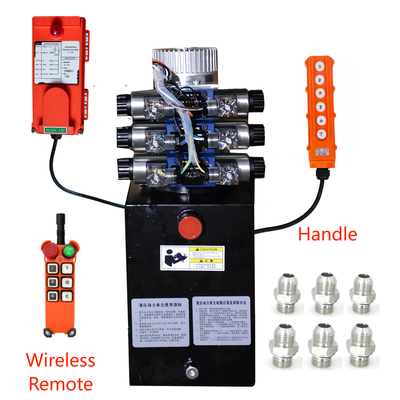 24 Volt Hydraulic Power Unit Wireless Remote Control DC Hydraulic Pump