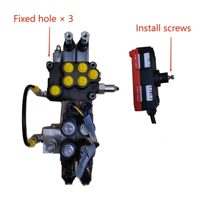 Wireless Remote Control Multiway Valve Straight Through Style 24V