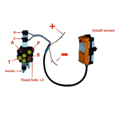Three Modes Manual Pneumatic Electric Hydraulic Valve Straight Multi Way Valve