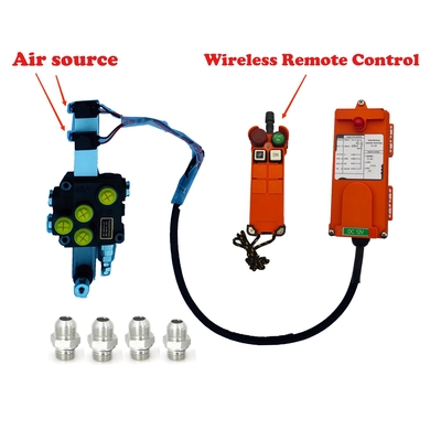 Three Modes Manual Pneumatic Electric Hydraulic Valve Straight Multi Way Valve