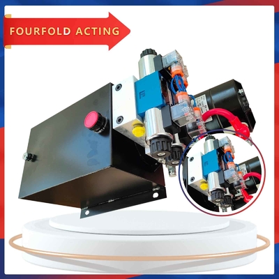 1.6 kW Fourfold Acting Hydraulic Power Unit 16MPa 0.7-2.8LPM