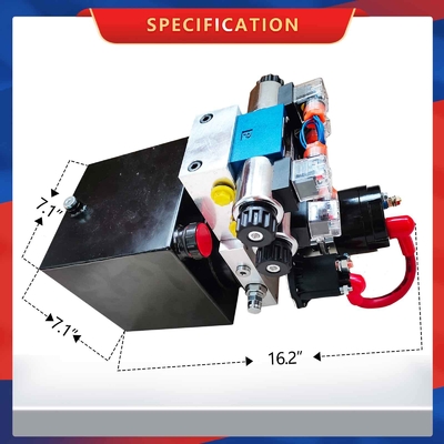 0.8 kW Fourfold Acting Hydraulic Power Unit 16MPa 0.7-2.8LPM