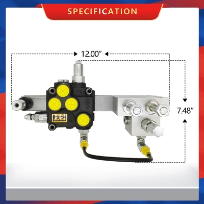 Remote Control Pneumatic Hydraulic Multi-way Valve Cast Iron
